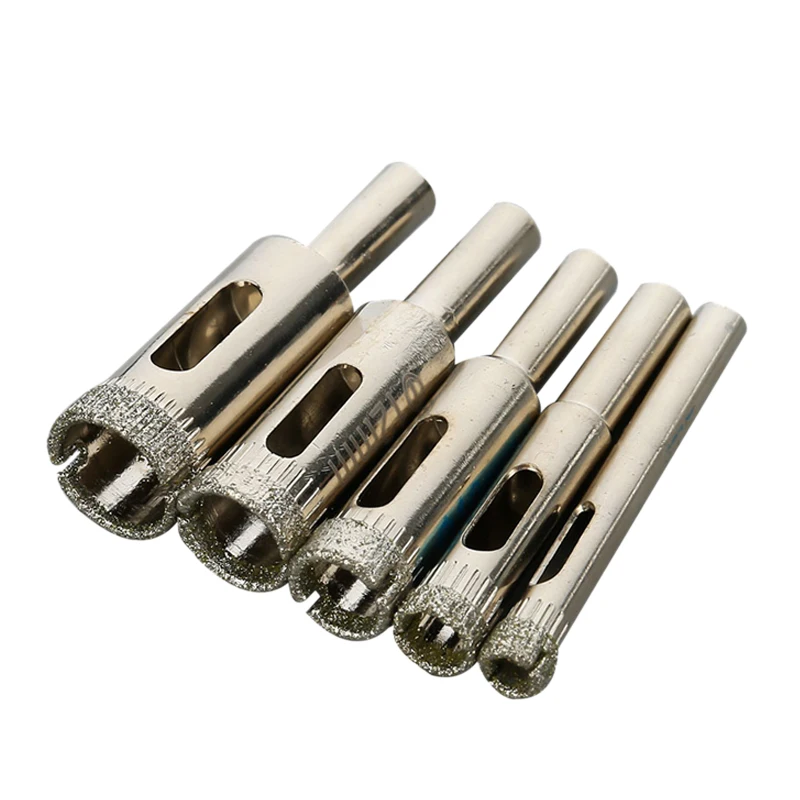 Hot 5Pcs Diamond Coated Core Hole Saw Bit Set Tool For Tile Marble Glass Ceramic 6/8/10/12/14 Mm
Hot 5Pcs Diamond Coated Core Hole Saw Bit Set Tool For Tile Marble Glass Ceramic 6/8/10/12/14 Mm