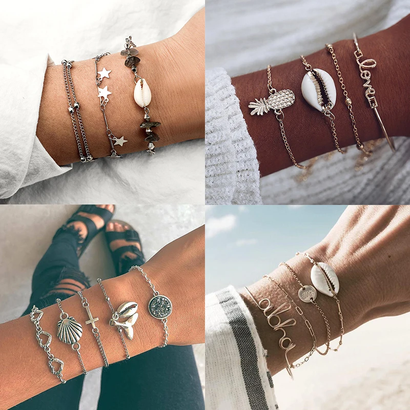 Fashion 2019 Bohemian Shell Map Turtle Bracelet Set Retro Geometric Statement Female Glamour Fashion Jewelry Drop Shipping
Fashion 2019 Bohemian Shell Map Turtle Bracelet Set Retro Geometric Statement Female Glamour Fashion Jewelry Drop Shipping