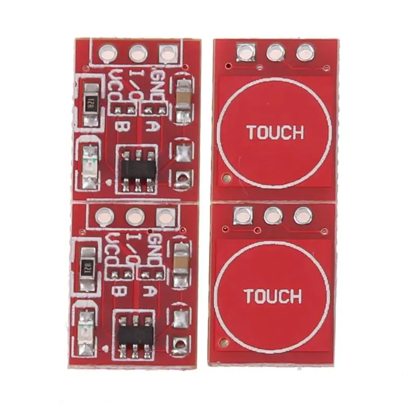 2019 Hot Sale 10 Pcs TTP223 Touch Key Switch Module Touching Button Capacitive Switches Self-Locking/No-Locking Module 2.5-5.5V
2019 Hot Sale 10 Pcs TTP223 Touch Key Switch Module Touching Button Capacitive Switches Self-Locking/No-Locking Module 2.5-5.5V