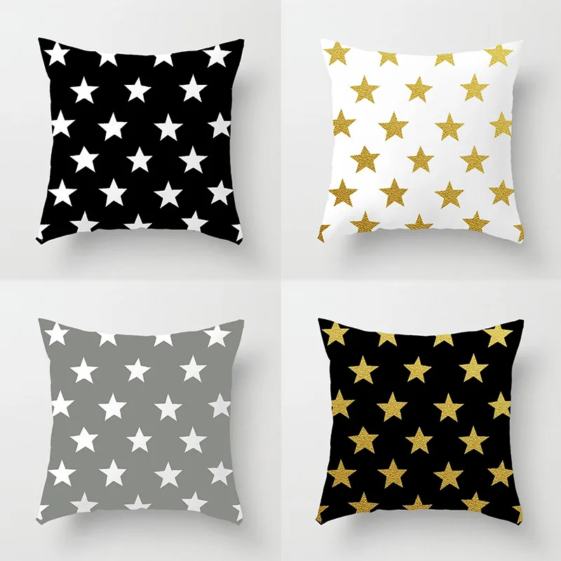 Sofa Car Bed Headrest Pillowcase Star Pattern Cushion Without Core Plaid Pillow Cover Living Room Decoration
Sofa Car Bed Headrest Pillowcase Star Pattern Cushion Without Core Plaid Pillow Cover Living Room Decoration