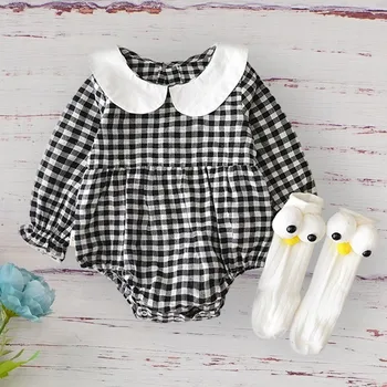 Baby Girls Long Sleeve Romper Clothing Set Autumn Winter Cotton Toddler Infant Plaid Outfit Rompers Jumpsuit For New Born Roupas
Baby Girls Long Sleeve Romper Clothing Set Autumn Winter Cotton Toddler Infant Plaid Outfit Rompers Jumpsuit For New Born Roupas