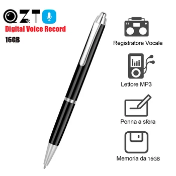 

16GB Digital Audio Voice Recorder Pen MP3 Player Dictaphone Sound Recording Pen Professional Noise Reduction grabadora de voz