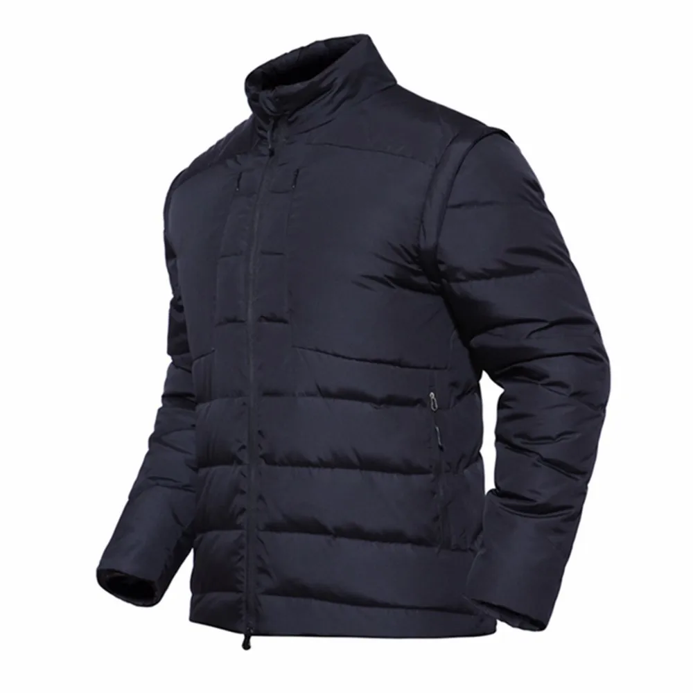 Hot Men Tactical Down Jacket Sleeve Detachable Vest Spring Winter Male Outdoor Camping Hiking Trekking Windproof Waterproof Coat
Hot Men Tactical Down Jacket Sleeve Detachable Vest Spring Winter Male Outdoor Camping Hiking Trekking Windproof Waterproof Coat