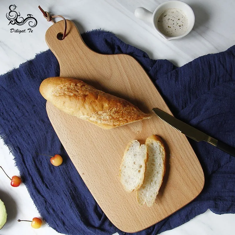 

Diliget.Te Baked Bread Beech Wooden Food Chopping Cutting Tray Boards Deska Do Krojenia Tabla De Cortar Cocina Kitchen Products