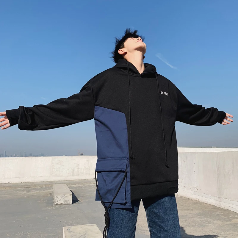 2019 Spring And Summer New Korean Version Hip Hop Couple Small Fresh Cotton Casual Color Matching Hoodie Pullover M-2XL Harajuku
2019 Spring And Summer New Korean Version Hip Hop Couple Small Fresh Cotton Casual Color Matching Hoodie Pullover M-2XL Harajuku