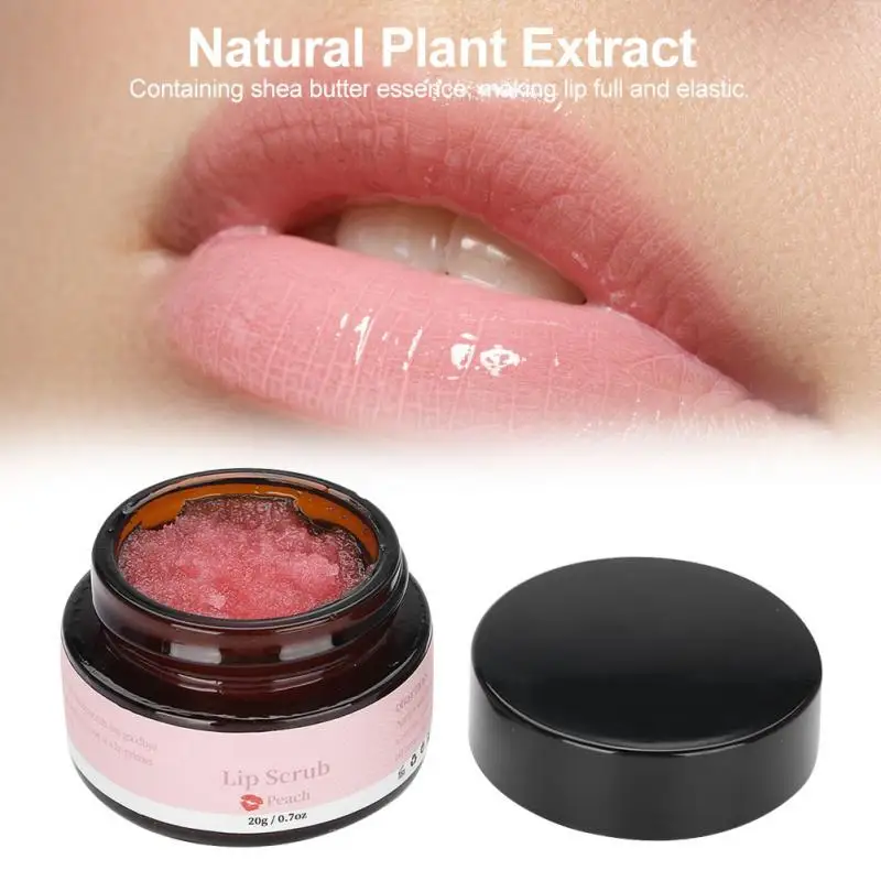 

20g Shea Butter Extract Nourishing Lip Mask Scrub Exfoliating Lips Plumper Moisturizing Lip Care Remove Cuticles Lip Film Cream
