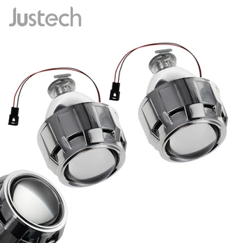 Justech 2x 2.5" Mini HID Bi-xenon Projector lens Kit LHD Version H1 Projector HeadLight Lens H4 H7 Car Headlight House
Justech 2x 2.5" Mini HID Bi-xenon Projector lens Kit LHD Version H1 Projector HeadLight Lens H4 H7 Car Headlight House