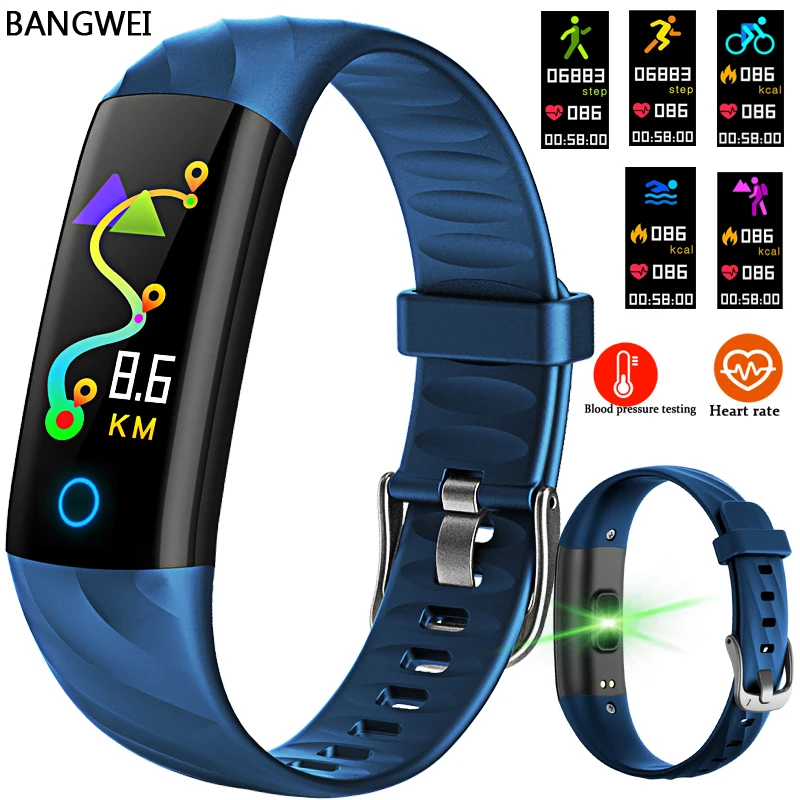 Smart Wrist Band Heart Rate Blood Pressure Oximeter Sports Bracelet Waterproof Watches Smart For Ios Android
Smart Wrist Band Heart Rate Blood Pressure Oximeter Sports Bracelet Waterproof Watches Smart For Ios Android