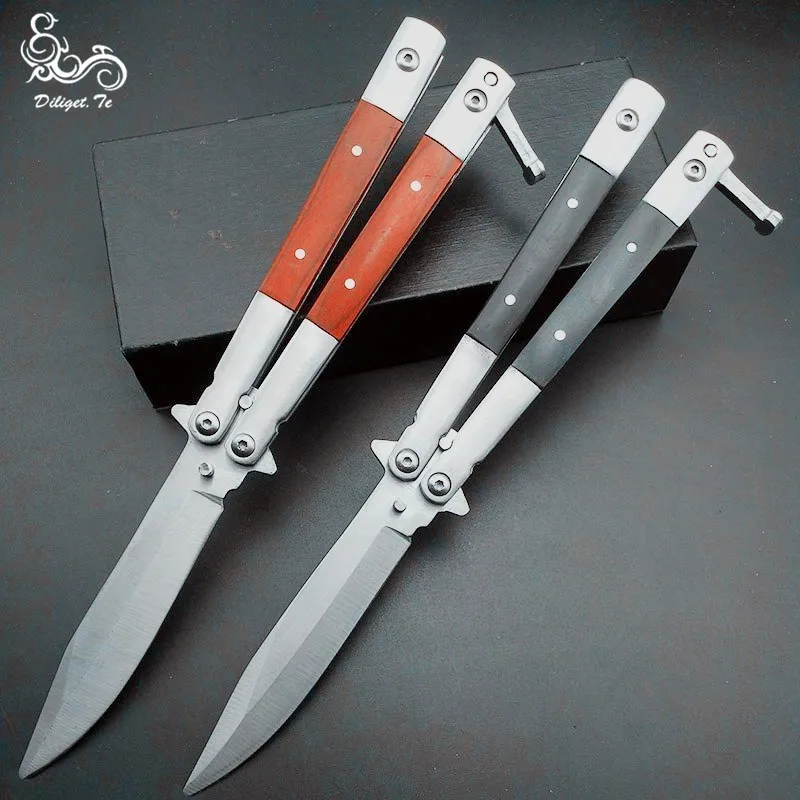Diliget.Te Tactical Handmade Butterfly Training Folding Knife Sealed No Edge Dull Tools Practice Pocket Survival Cosplay Cs Go
Diliget.Te Tactical Handmade Butterfly Training Folding Knife Sealed No Edge Dull Tools Practice Pocket Survival Cosplay Cs Go