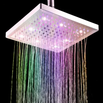 Free Shipping 8" inch Square 7 Colors Changing LED Shower Head Sprinkler Changeable Color Shower Head Wholesale
Free Shipping 8" inch Square 7 Colors Changing LED Shower Head Sprinkler Changeable Color Shower Head Wholesale