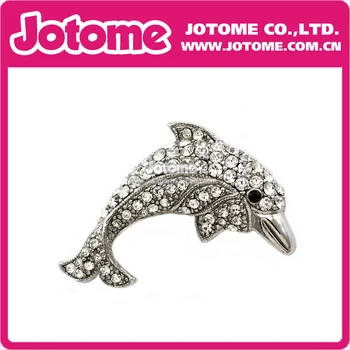 100pcs/lot Fashion Dolphin Brooch Fish Animal Pin Jewelry Clear Rhinestones Costume
100pcs/lot Fashion Dolphin Brooch Fish Animal Pin Jewelry Clear Rhinestones Costume
