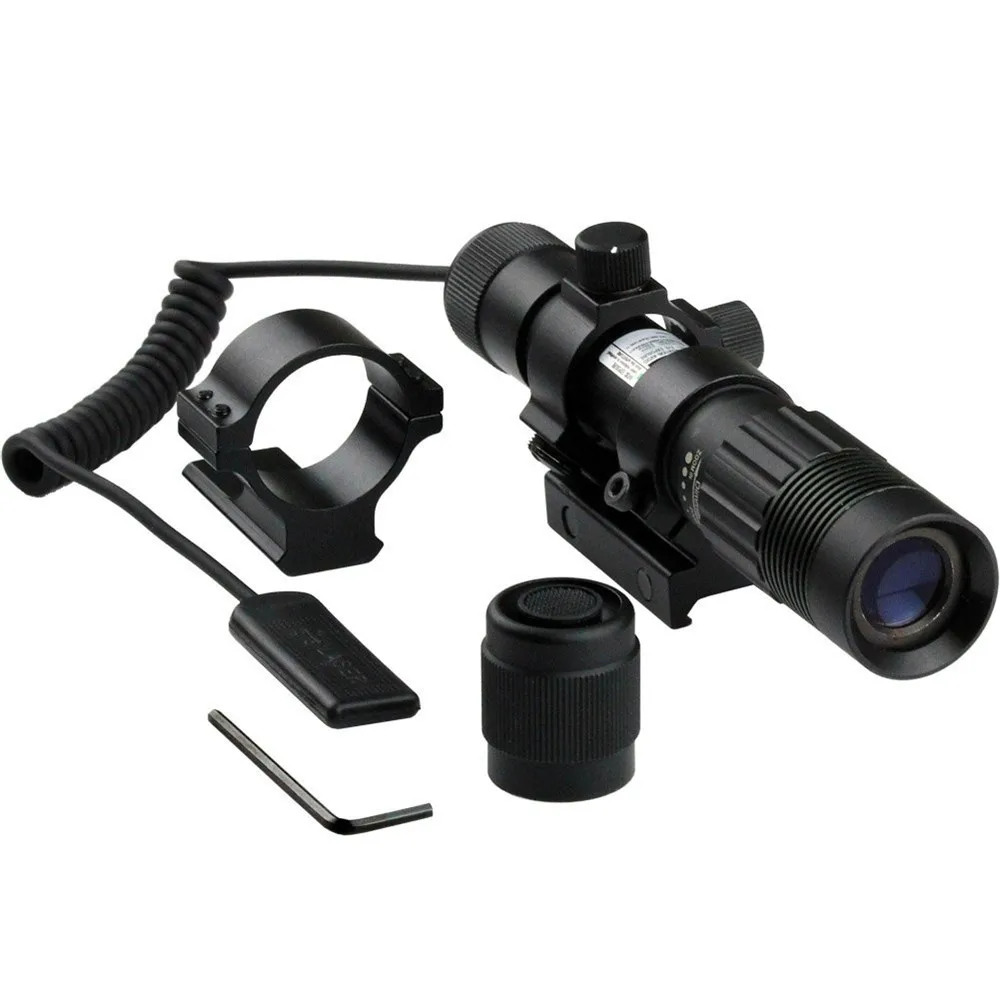 Flashlight Adjustable Laser Sight Tactical Hunting Green Illuminator Designator with Weaver Mount and Switch
Flashlight Adjustable Laser Sight Tactical Hunting Green Illuminator Designator with Weaver Mount and Switch