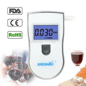 GRENNWON digital alcohol tester breathalyzer 818-WHITE with 5 mouthpieces for Russia Gadgets meter Car Detector
GRENNWON digital alcohol tester breathalyzer 818-WHITE with 5 mouthpieces for Russia Gadgets meter Car Detector