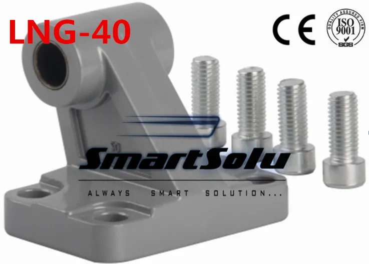 Free Shipping LNG-40 ISO6431 cylinder attachment, inclined installation of the support, DNC, SE cylinder accessories