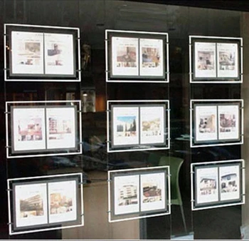 real estate agent window display LED light pocket hanging light box signs
real estate agent window display LED light pocket hanging light box signs