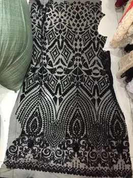 Unique paillette fabric CiCi-102140 mesh sequins fabrics/french net lace fabric in black color
Unique paillette fabric CiCi-102140 mesh sequins fabrics/french net lace fabric in black color