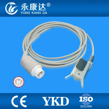 Pediatric Finger Clip spo2 sensor for Mindray T5/T8(Masimo module),7pins 
Pediatric Finger Clip spo2 sensor for Mindray T5/T8(Masimo module),7pins