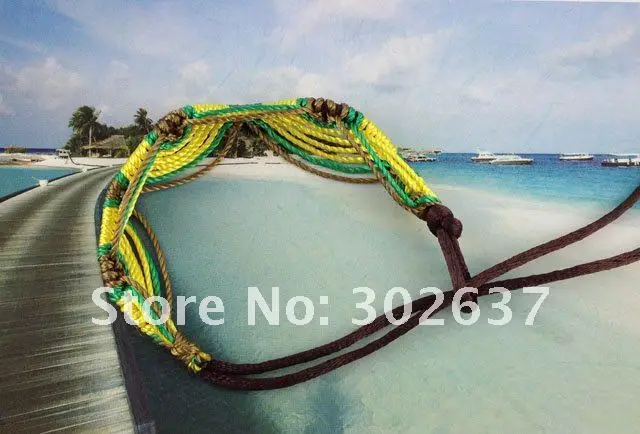 12PCS Yellow/green Brown woven Friendship Bracelets #20919