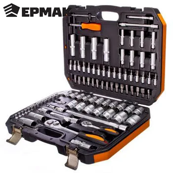 Ermak Classic A set of professional tools 94items 1/4"+1/2" high quality manual car discounts sale Free shipping Ratchet 736-152
Ermak Classic A set of professional tools 94items 1/4"+1/2" high quality manual car discounts sale Free shipping Ratchet 736-152
