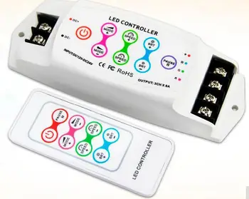 LED RGB Controller 12-24V LED RGB touch pannel controller with RF remote RGB controller
LED RGB Controller 12-24V LED RGB touch pannel controller with RF remote RGB controller