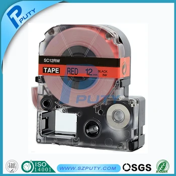 Hot selling Compatible Label Tape SC12RW 1/2" Black on Red for Kingjim Cartridge Printer
Hot selling Compatible Label Tape SC12RW 1/2" Black on Red for Kingjim Cartridge Printer