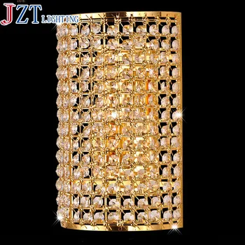 M Best Price Fashion Golden Crystal LED Wall Lamp Art Deco Mirror Front Bedroom Bedside Lamp K9 Crystal Wall Lamp
M Best Price Fashion Golden Crystal LED Wall Lamp Art Deco Mirror Front Bedroom Bedside Lamp K9 Crystal Wall Lamp
