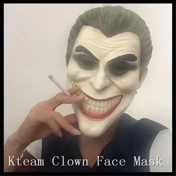 Batman Joker Clown Mask Scary Bank Robber Resin Masks for CS Halloween Masquerade Party Dark Knight Costume Cosplay PropWith Box
Batman Joker Clown Mask Scary Bank Robber Resin Masks for CS Halloween Masquerade Party Dark Knight Costume Cosplay PropWith Box