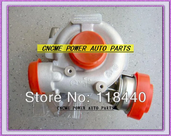 - TURBO GT2256V 704361-5006S 704361-0005 Turbine Turbocharger BMW 330D E46 X5 E53 3.0D 1999-2003 Engine M57 D30 3.0L 184HP (1)