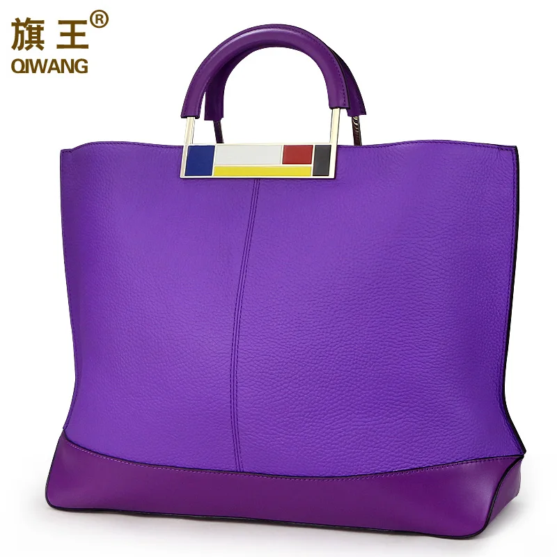 Qiwang Hot Purple Casual Women's Leather European Western Top Tote Handles Handbag Purse with Big Size
Qiwang Hot Purple Casual Women's Leather European Western Top Tote Handles Handbag Purse with Big Size
