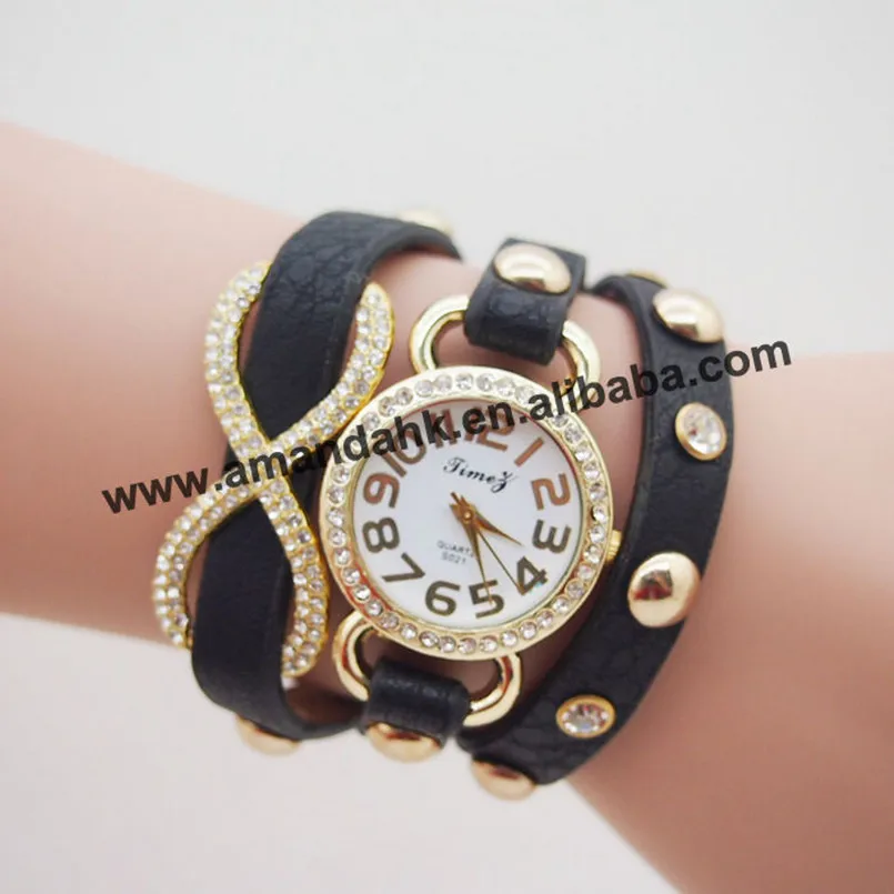 100pcs/lot fashion woman rhinestone quartz infinity leather wristwatch woman dress watch popular wholesale watch
100pcs/lot fashion woman rhinestone quartz infinity leather wristwatch woman dress watch popular wholesale watch