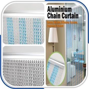 Metal Anodized Chain Door Curtain Against Flying Insects
Metal Anodized Chain Door Curtain Against Flying Insects