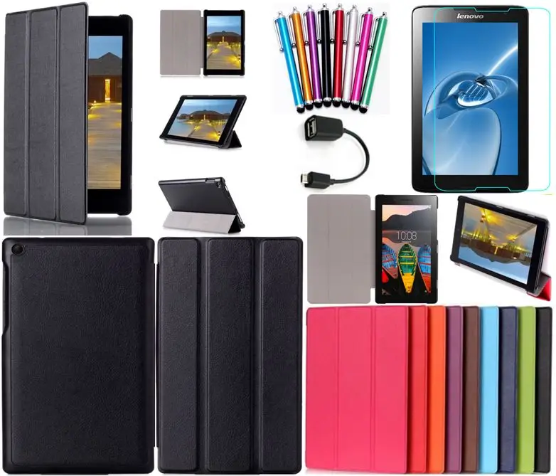 Smart Slim Magnetic Skin Case Cover for Lenovo Tab 3 7.0 710F Tablet Case for Tab 3 7.0 710 Essential Tab3 710F+Stylus+Film+OTG
Smart Slim Magnetic Skin Case Cover for Lenovo Tab 3 7.0 710F Tablet Case for Tab 3 7.0 710 Essential Tab3 710F+Stylus+Film+OTG