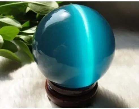 ASIAN QUARTZ BLUE CAT EYE CRYSTAL BALL SPHERE 50MM + STAND Free shipping YL-J0429
ASIAN QUARTZ BLUE CAT EYE CRYSTAL BALL SPHERE 50MM + STAND Free shipping YL-J0429