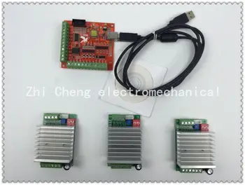 CNC mach3 usb 3 Axis Kit, 3pcs TB6600 1 Axis Stepper Motor Driver + mach3 4 Axis USB CNC Stepper Motor Controller card 100KHz
CNC mach3 usb 3 Axis Kit, 3pcs TB6600 1 Axis Stepper Motor Driver + mach3 4 Axis USB CNC Stepper Motor Controller card 100KHz