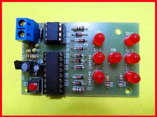 Free Shipping!!! With reverse polarity protection electronic LED dice / Fun making diy kits /Electronic Component
Free Shipping!!! With reverse polarity protection electronic LED dice / Fun making diy kits /Electronic Component