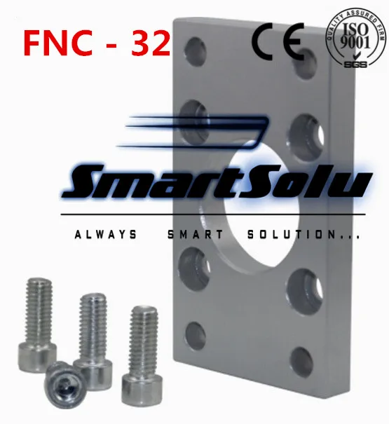 Free Shipping ISO6431 cylinder accessories FA - 32, flange installation pieces, as FNC - 32, DNC, SE, SI cylinder accessories