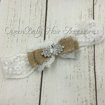 Retail Lace Bow Baby Girl Headbands Newborn Vintage Burlap Lace Headband baby hair accessories Kidocheese
Retail Lace Bow Baby Girl Headbands Newborn Vintage Burlap Lace Headband baby hair accessories Kidocheese