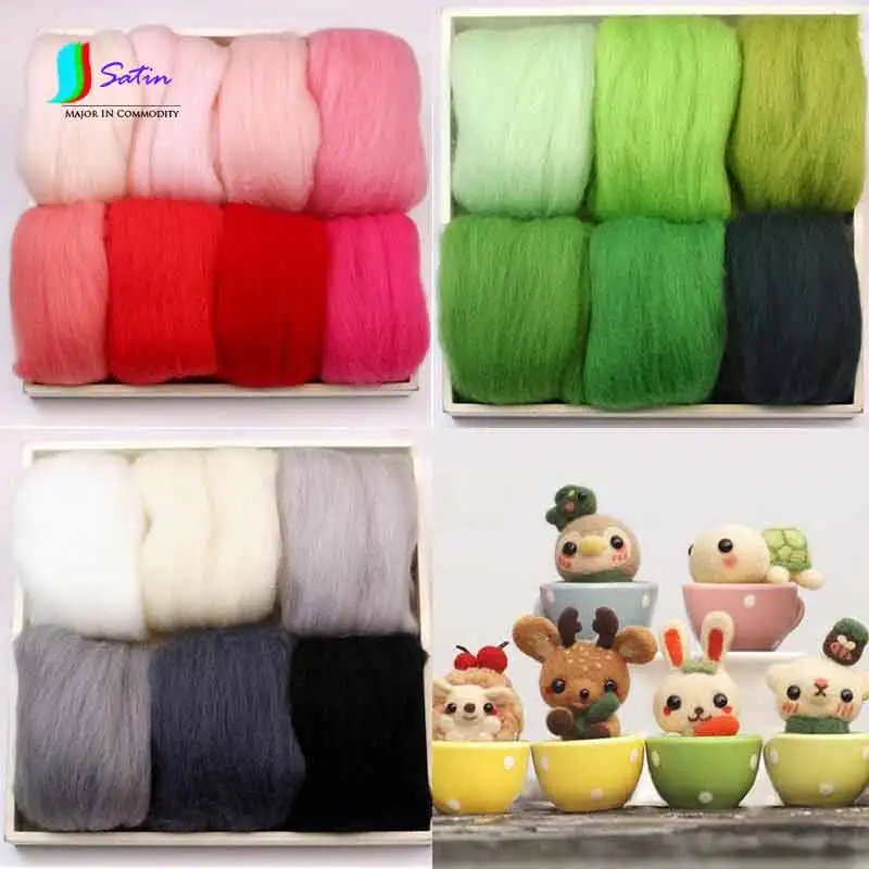 High Quality Random Colour 10pcs/lot Multicolor Needlework Wool Set Wool Felt Poke Fun Handmade DIY Kit Material S0122H
High Quality Random Colour 10pcs/lot Multicolor Needlework Wool Set Wool Felt Poke Fun Handmade DIY Kit Material S0122H