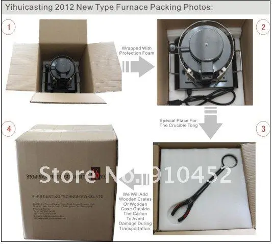 yihui casting new type black color Electric melting furnace gold melting furnace