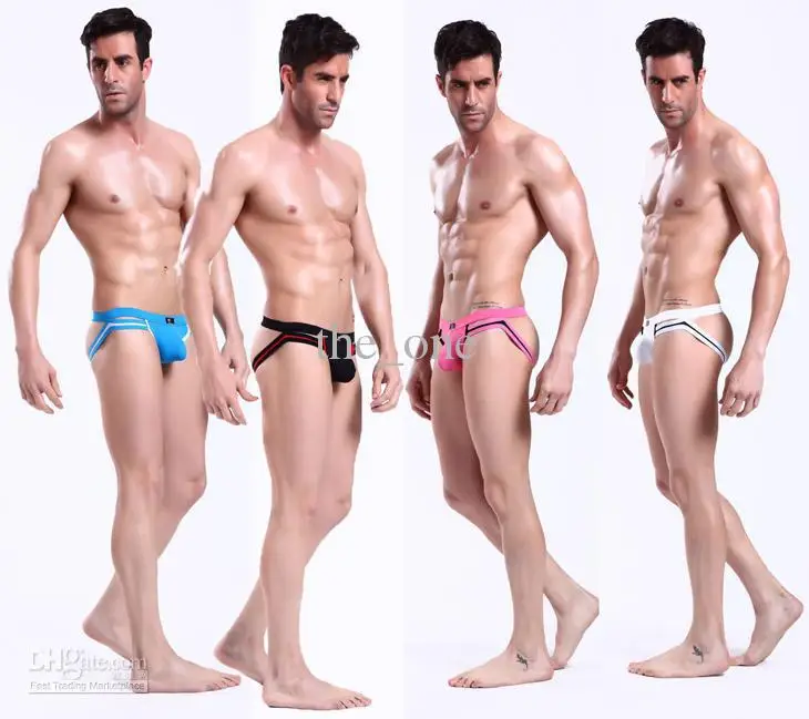 5 colors mixed!men thongs sexy pouch for male fashion men underwear freeshipping