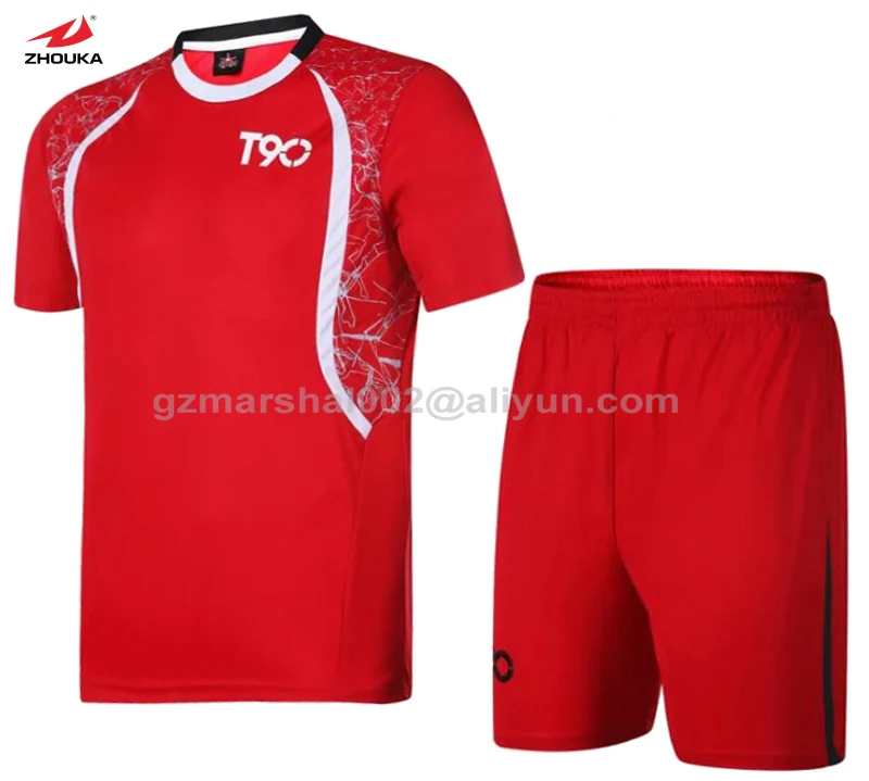 Image Soccer jersey wholesale high quality material soccer uniform