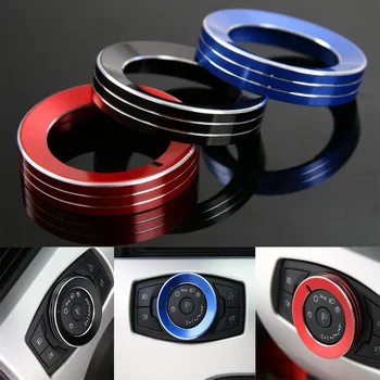 1Pc Aluminum Car Front Head Light Lamp Switch Button Circle Decoration Trim Ring Fit For Ford Mustang F150 2015 2016 3 Colors
1Pc Aluminum Car Front Head Light Lamp Switch Button Circle Decoration Trim Ring Fit For Ford Mustang F150 2015 2016 3 Colors