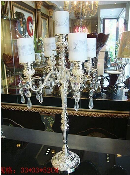 Luxury 5/7 Arm Silver Crystal Candle Holder Crystal Candelabra Christmas Decorations For Home ZT07
Luxury 5/7 Arm Silver Crystal Candle Holder Crystal Candelabra Christmas Decorations For Home ZT07