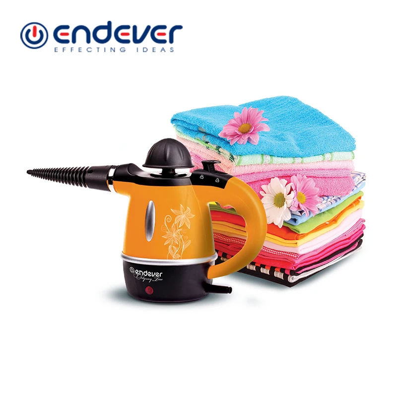 Фото Endever ODYSSEY Q-436 Steam Cleaner Power 1000W With Brush Single Gear Handheld for Clothes Ship From Russia |