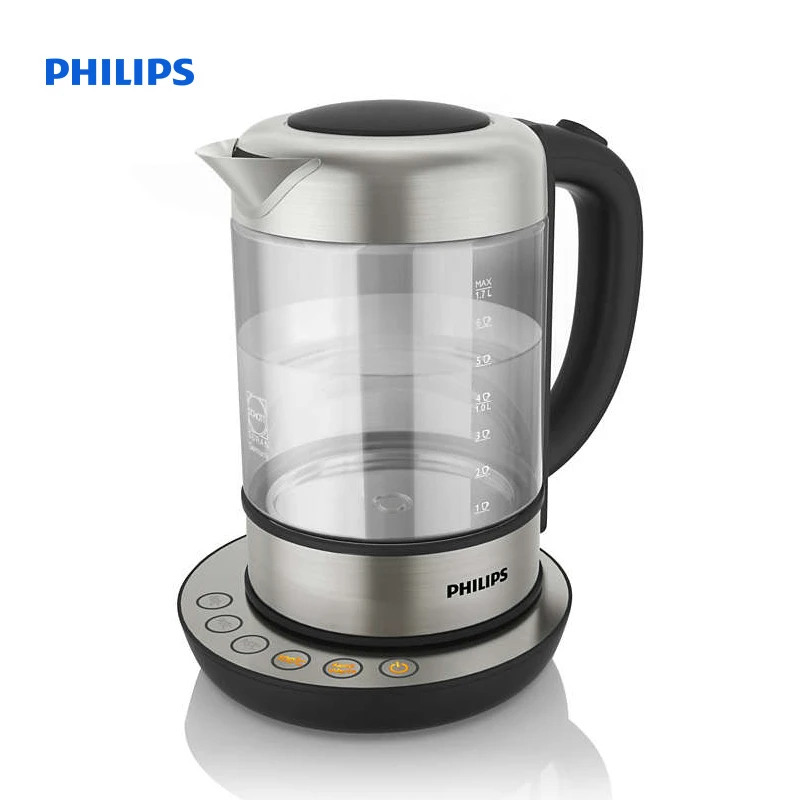 Philips Avance Collection Стеклянный чайник 1 7 литра 2200 Вт Регулятор нагрева HD9382 / 20 | Бытовая