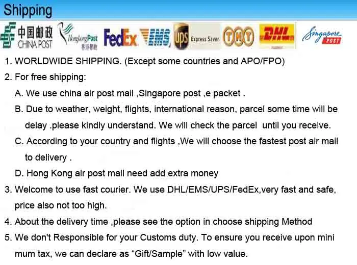 shipping
