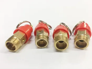 5 pieces 1/4" BSP male Thread 8KG Brass Air Compressor Safety Relief valve Pressure switch Pop-off valve Release Valves
5 pieces 1/4" BSP male Thread 8KG Brass Air Compressor Safety Relief valve Pressure switch Pop-off valve Release Valves