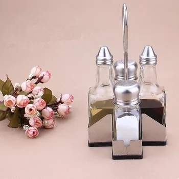 4pcs/set Portable kitchen tool 4 in 1 cruet sets stainless steel base Soy sauce powder cans tableware
4pcs/set Portable kitchen tool 4 in 1 cruet sets stainless steel base Soy sauce powder cans tableware