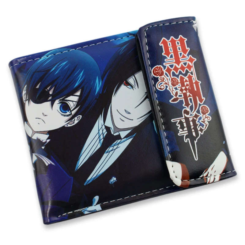 Black Butler PU short wallet Sebastian Michaelis Ciel Phantomhive raven sign Type B
Black Butler PU short wallet Sebastian Michaelis Ciel Phantomhive raven sign Type B