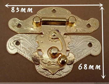 5Pcs 85*68MM zinc alloy buckle hasp hasp wooden wine box with lock Buckle Antique Padlock Hardware
5Pcs 85*68MM zinc alloy buckle hasp hasp wooden wine box with lock Buckle Antique Padlock Hardware